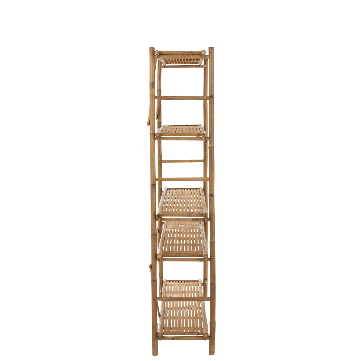 Regał 5 półek bambusowy naturalny
