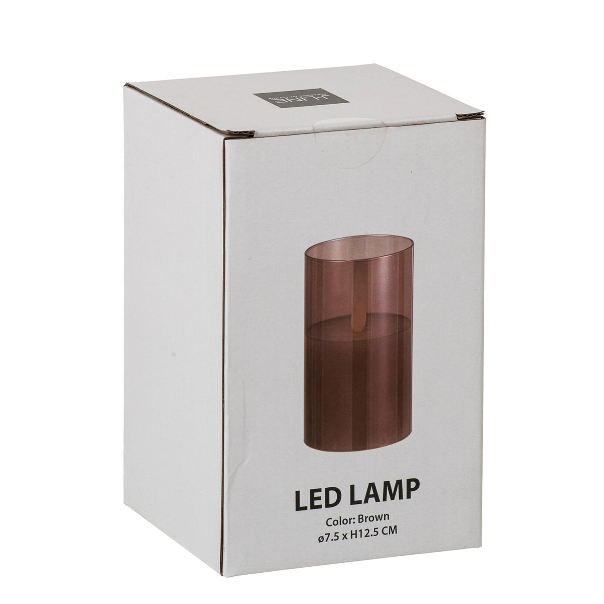 Lampa LED Blinking Glass Brązowa Mała