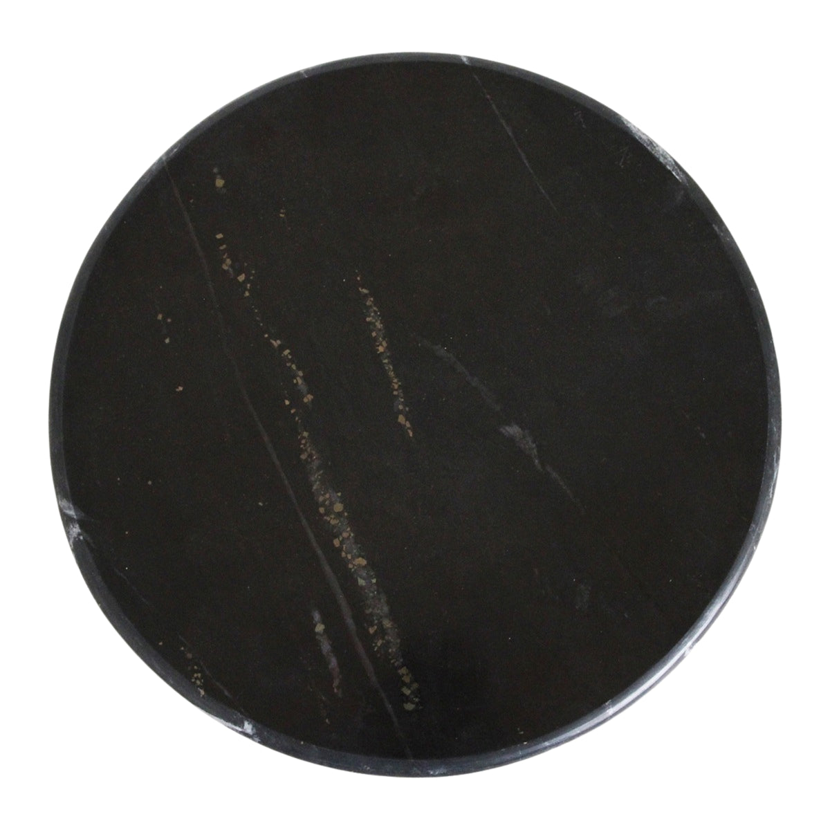 Stolik pomocniczy Brunei Czarny Marmur Raw Materials