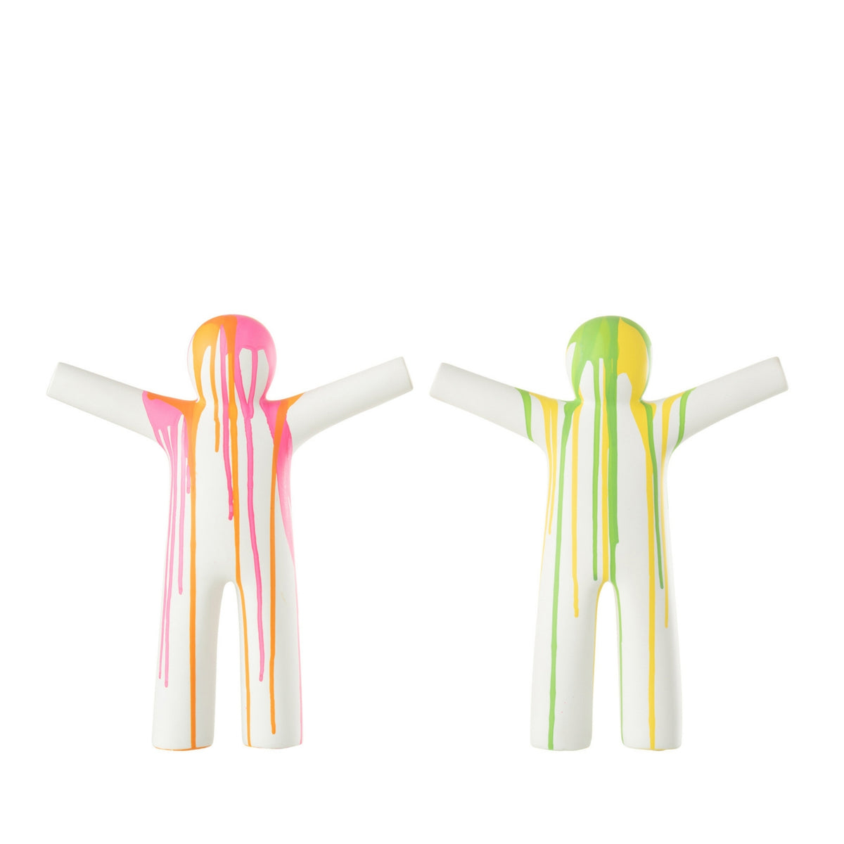 P’tit Maurice Figurka malarska Multicolor Large J-Line Zestaw 2 szt.