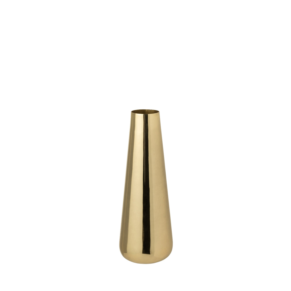 Zestaw 2 eleganckich złotych wazonów J-Line