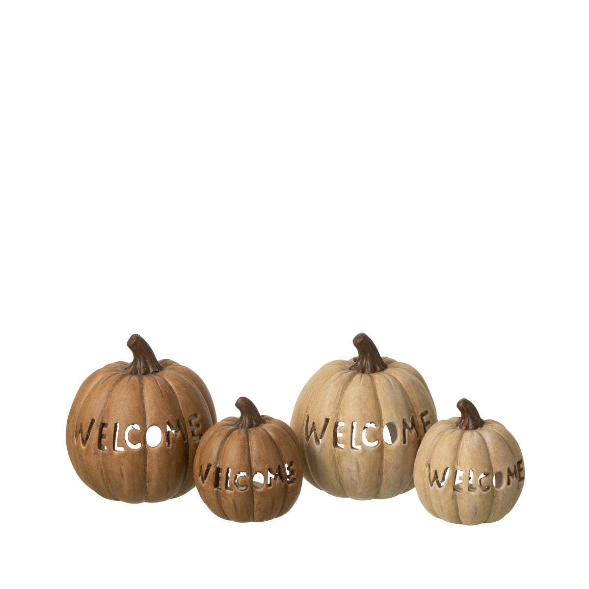 Dyńka – świecznik halloweenowy XL, zestaw 2 szt. J-Line