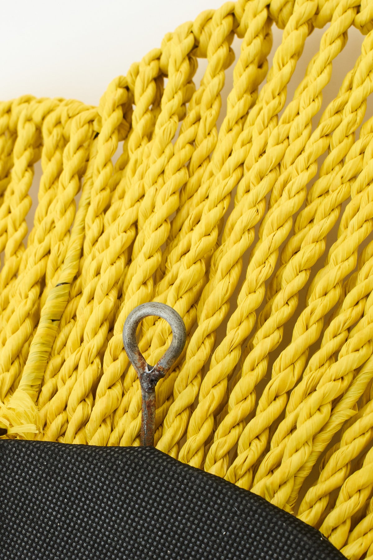 Lustro ścienne Raffia Yellow J-Line