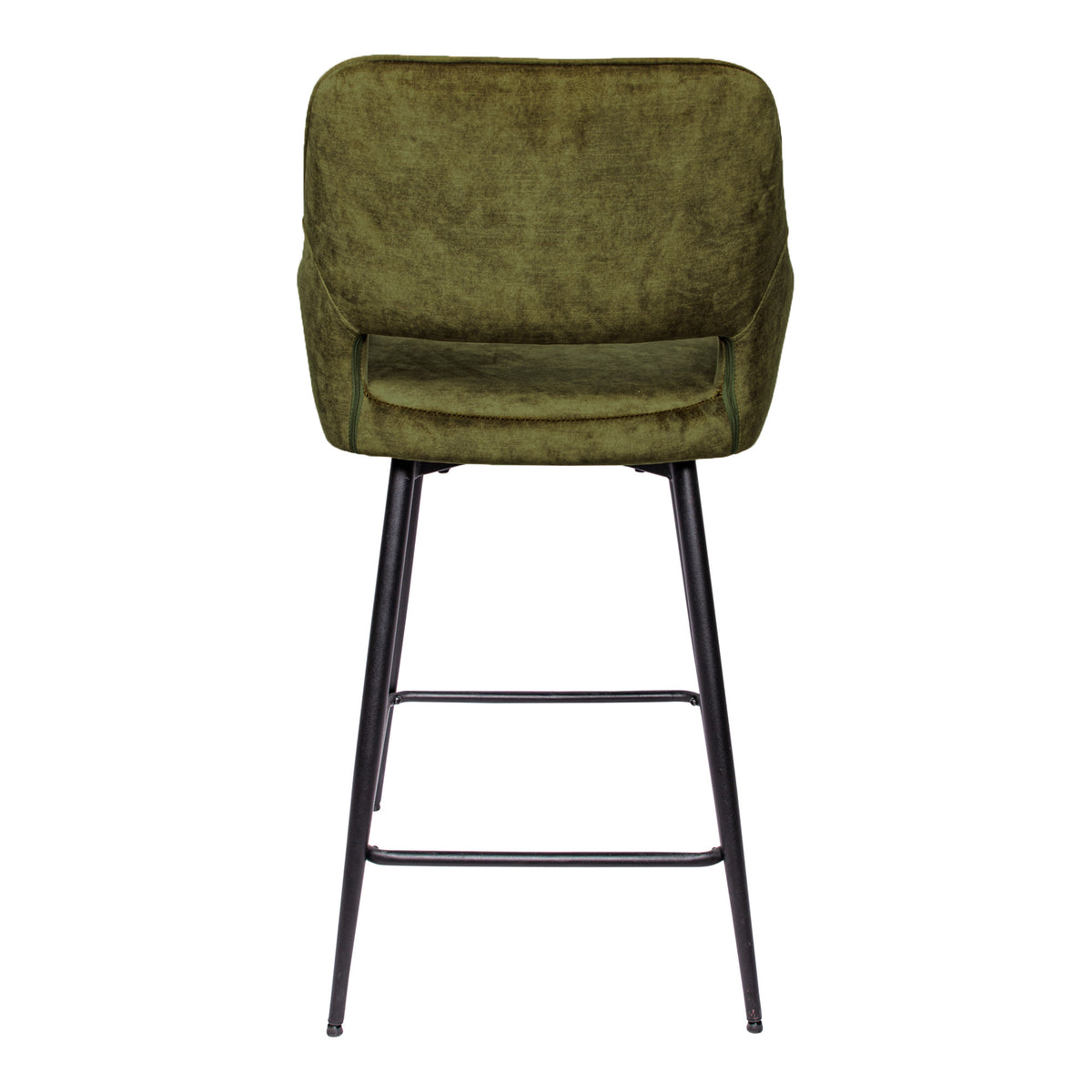 Zestaw 2 stołków barowych Fal Low Velvet Green PTMD