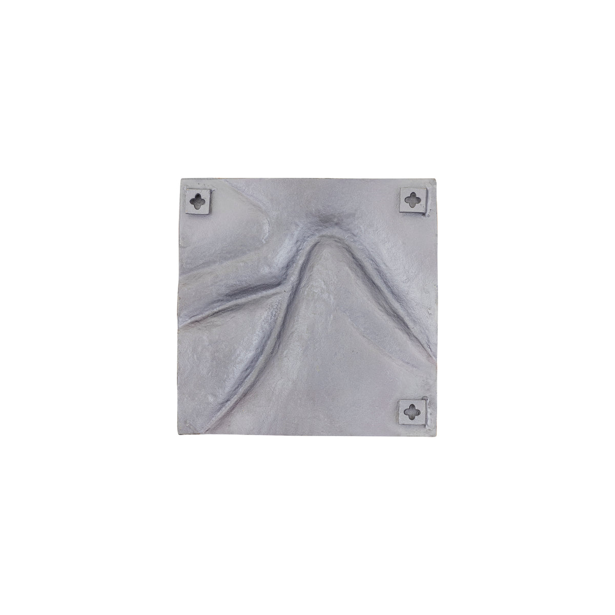 Panel ścienny Gihan S - 42x5x42 cm - Aluminium - Srebrny PTMD