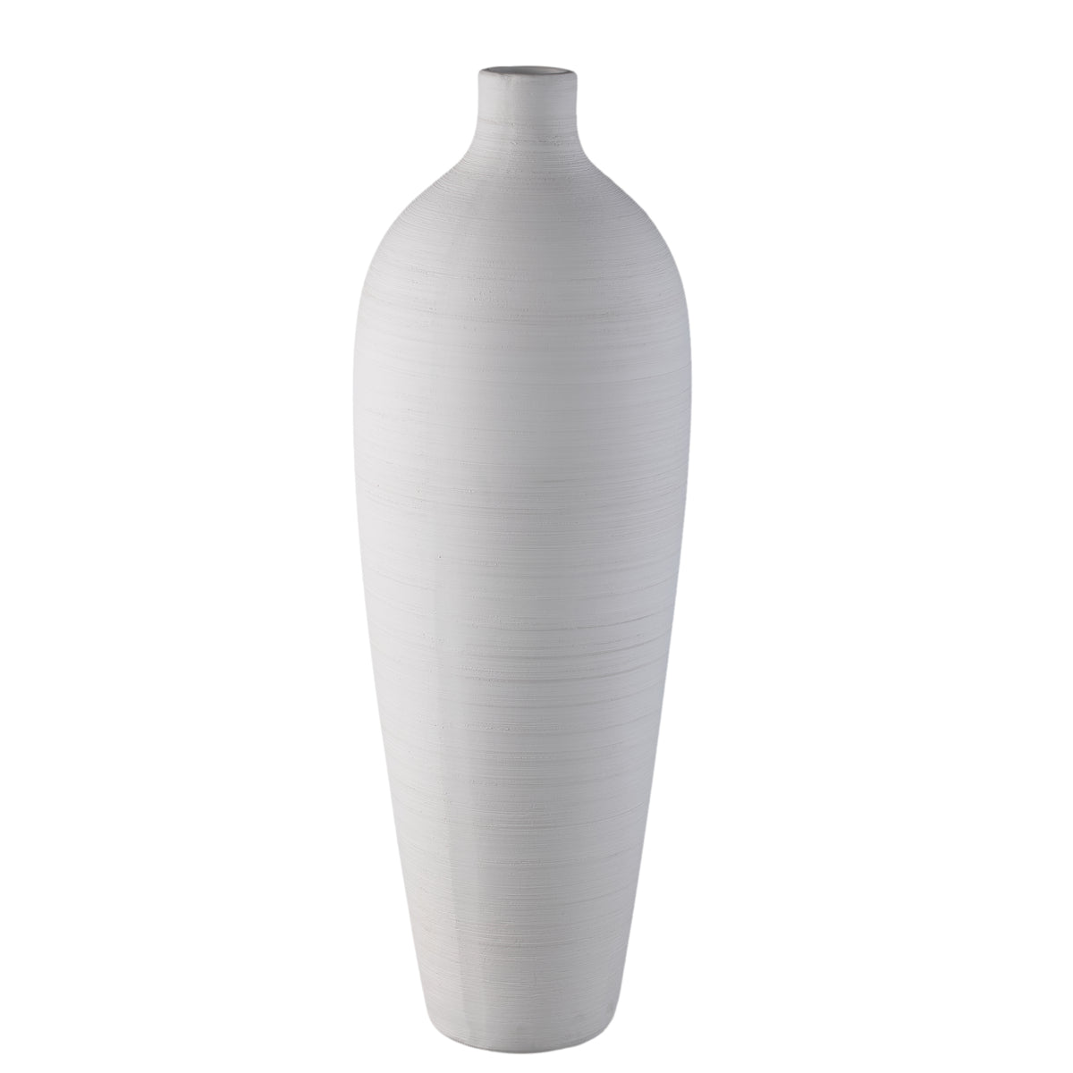 Wazon butelkowy Cavinn Keramika Biały Ø24cm x H70cm PTMD