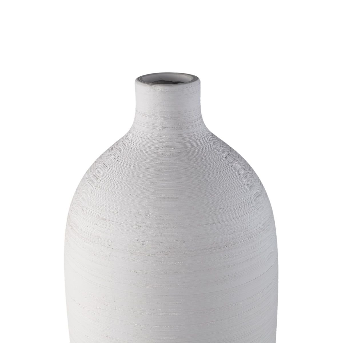 Wazon butelkowy Cavinn Keramika Biały Ø24cm x H70cm PTMD