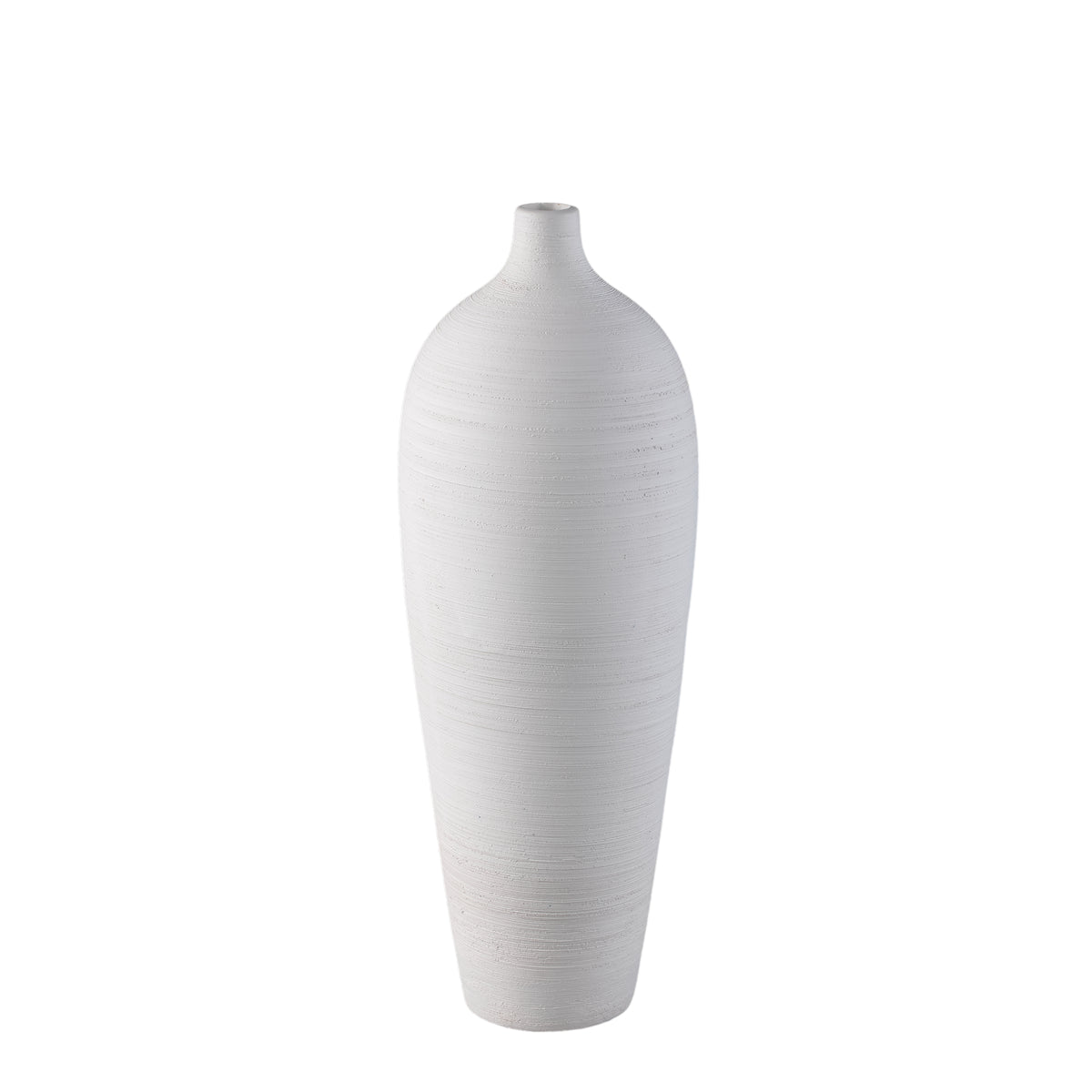 Wazon butelkowy Cavinn Keramika Biały Ø18cm x H49cm PTMD