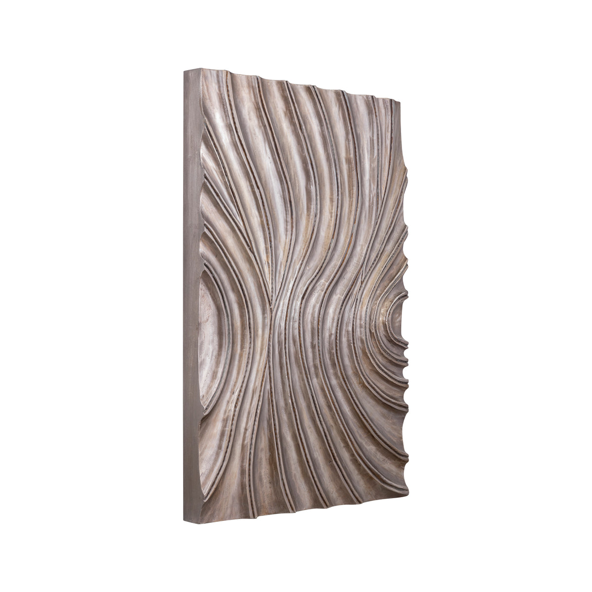 Reddie Wavvy Brązowy Lśniący Panel ścienny Mały 60x90cm PTMD