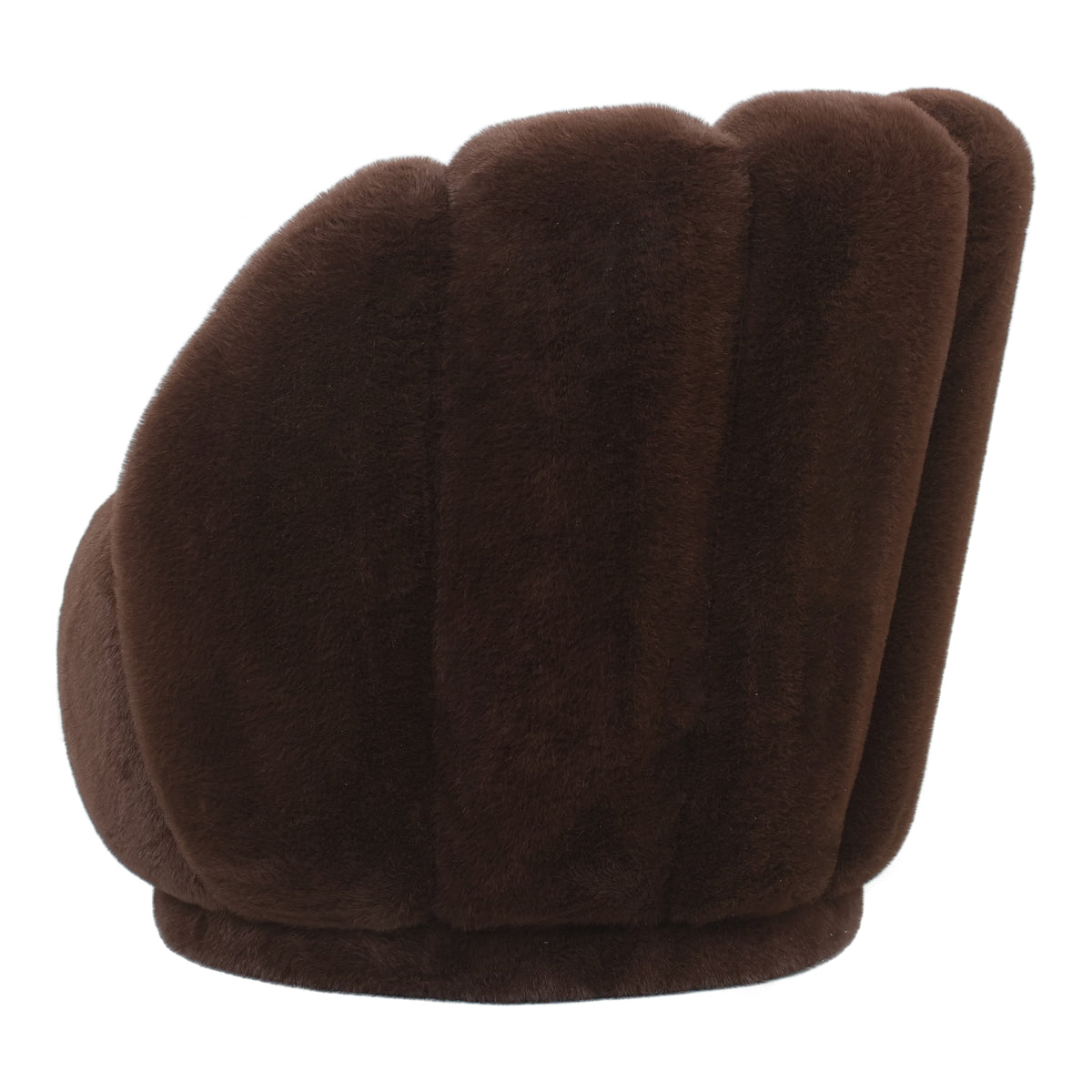 Fotel Furia Dark Brown Fur PTMD