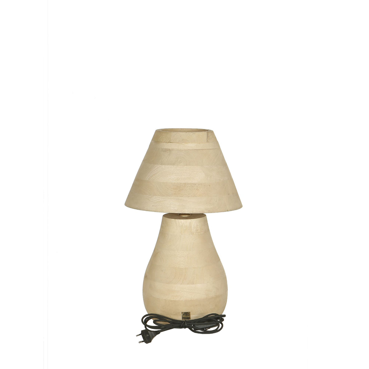 Lampa stołowa Peake Naturalne drewno mango Small PTMD