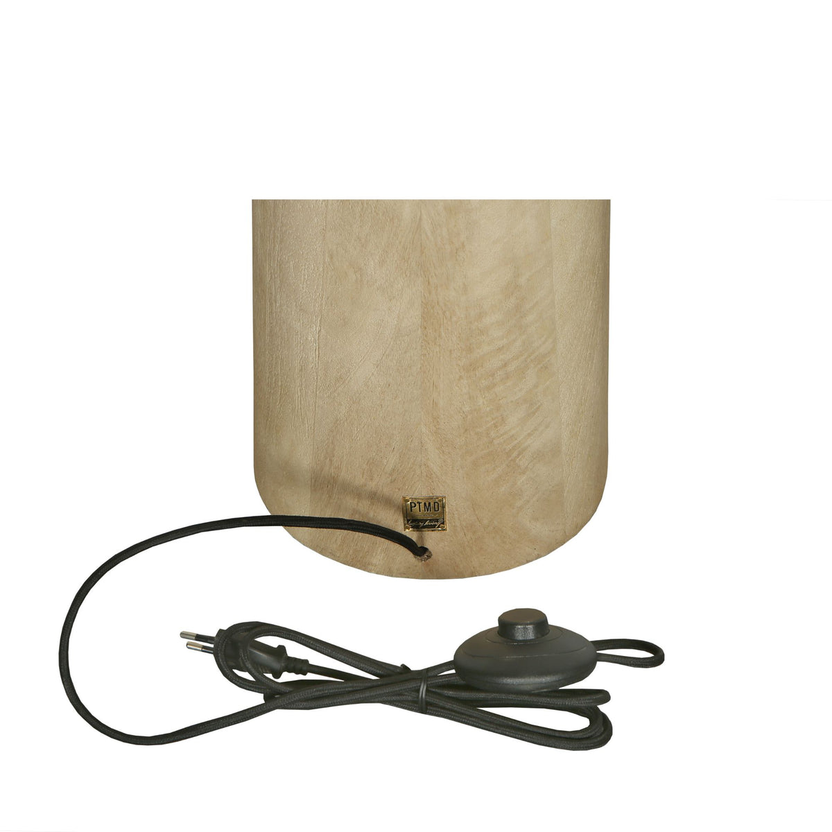Lampa podłogowa Elaine Mango Drewniana Okrągła H130cm PTMD