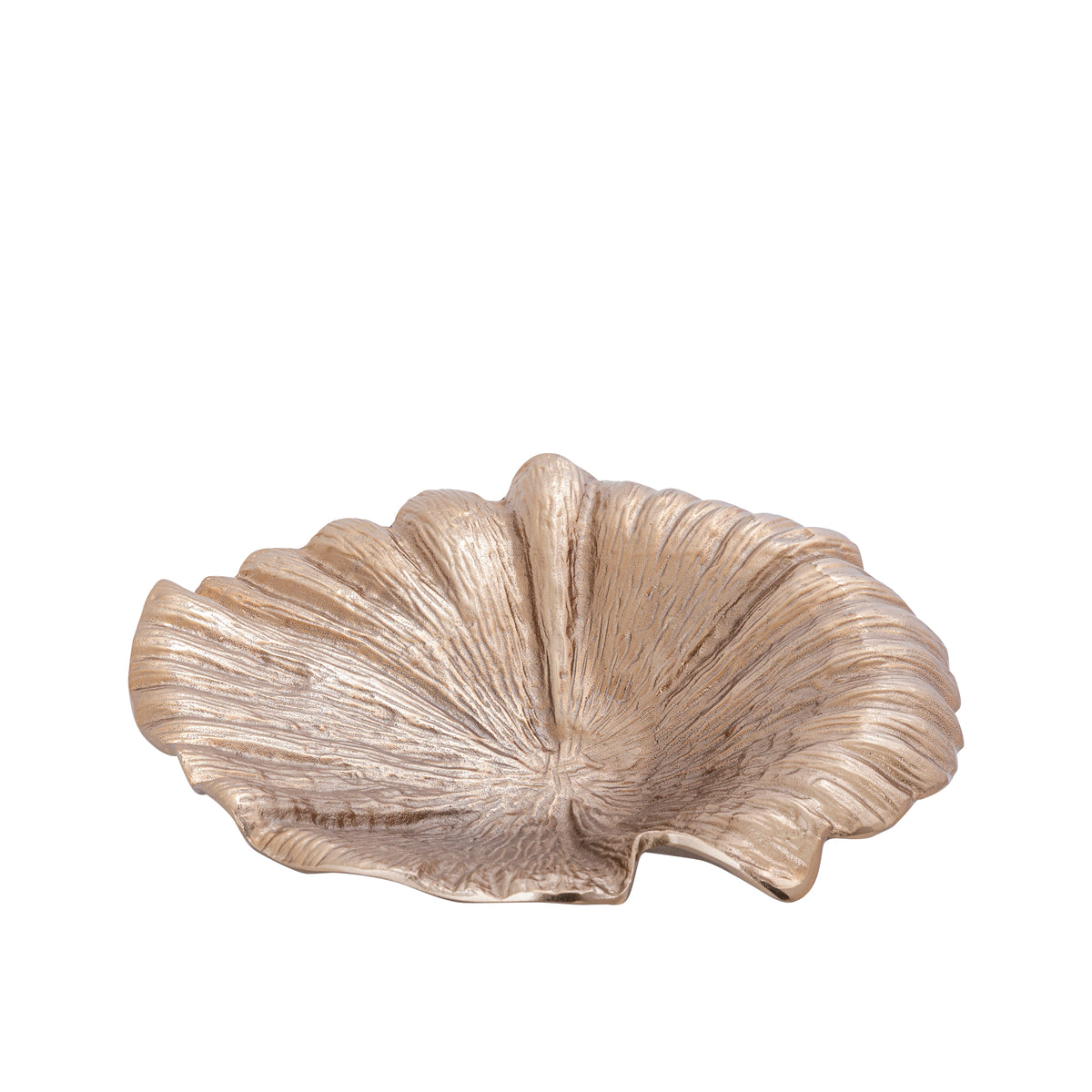 Talerz Losh BrownGold Alu Wavy Leaf Owalny PTMD