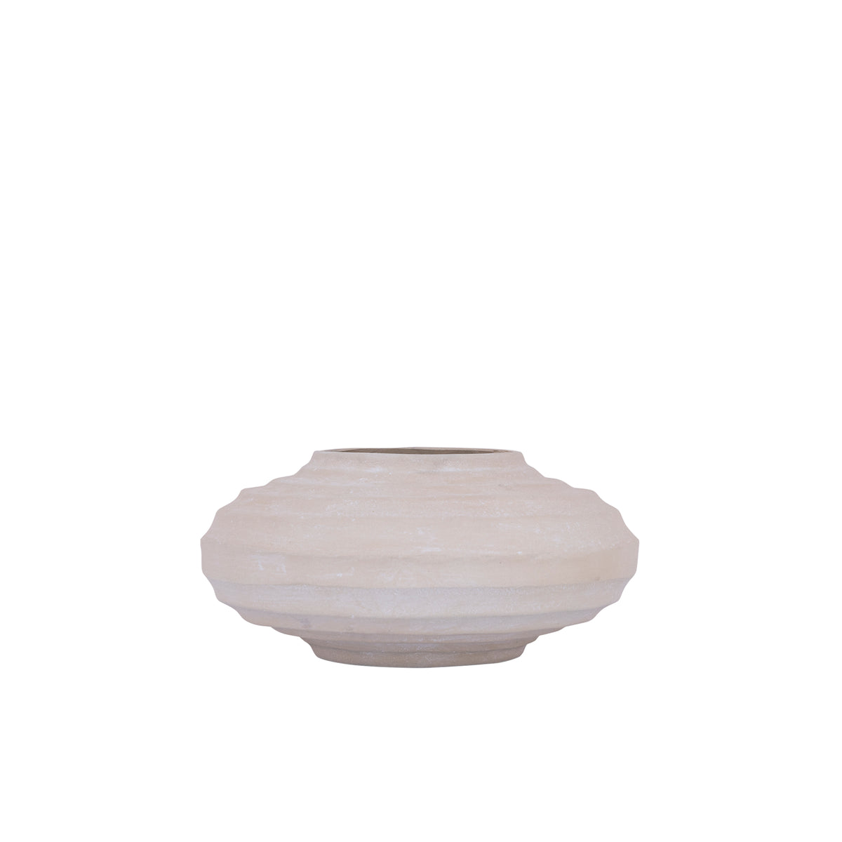 Kody Beżowy Stone Wash odlewany aluminiowy żebrowany garnek S PTMD