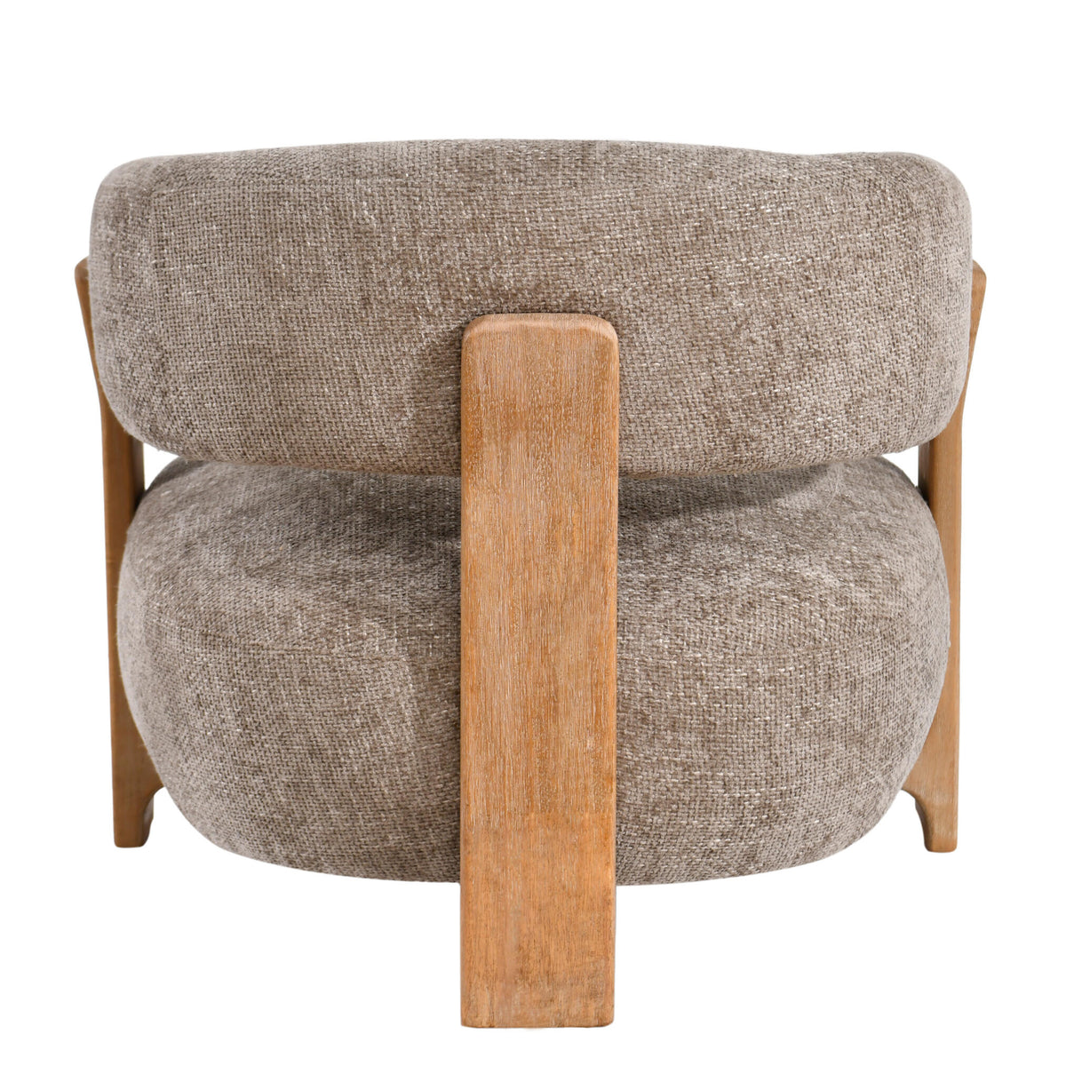 Fotel Mire Taupe Legacy 3 Mink, drewno kauczukowe, PTMD