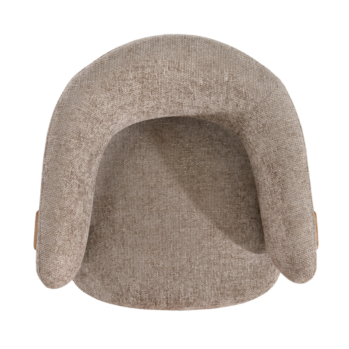 Fotel Mire Taupe Legacy 3 Mink, drewno kauczukowe, PTMD