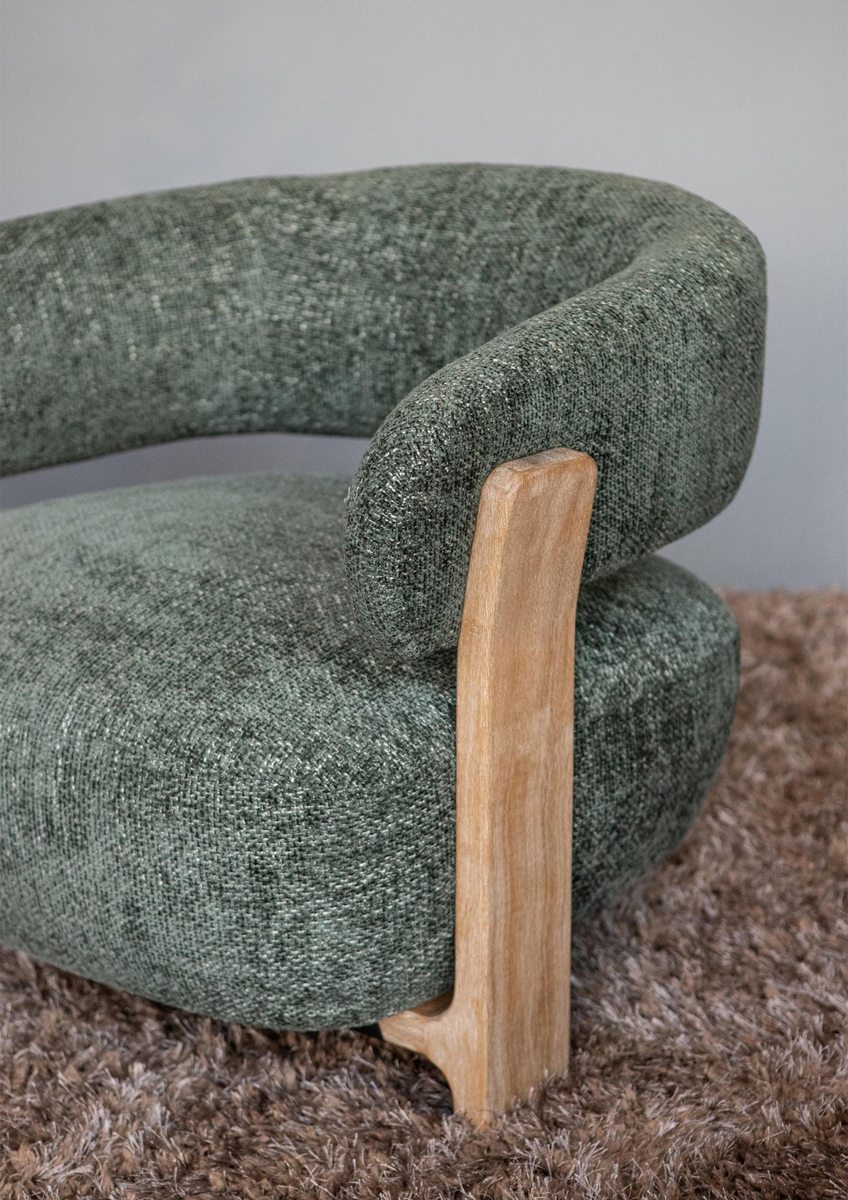 Mire Green Fotel Legacy 10 Olive Drewno kauczukowe PTMD
