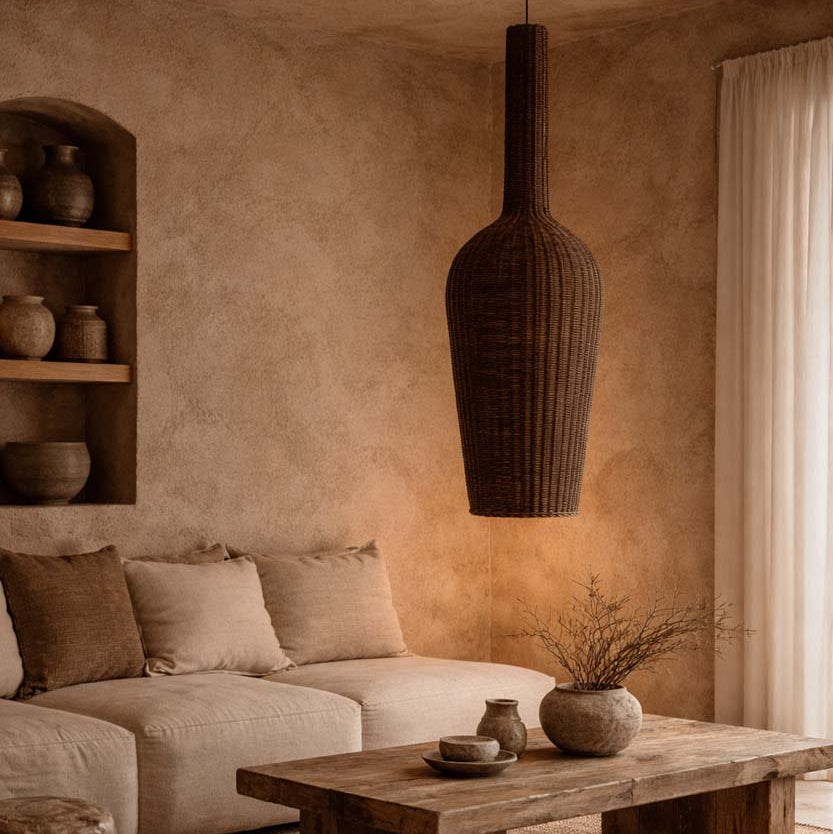 Lampa wisząca Amphora - Ciemny Orzech - XXL Bazar Bizar