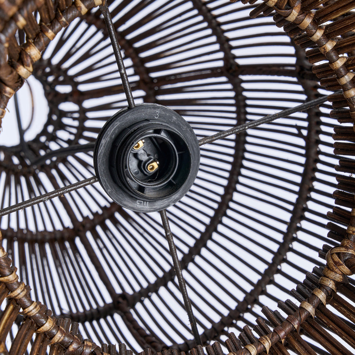 Lampa wisząca Woven Bell Ciemny Orzech S Bazar Bizar