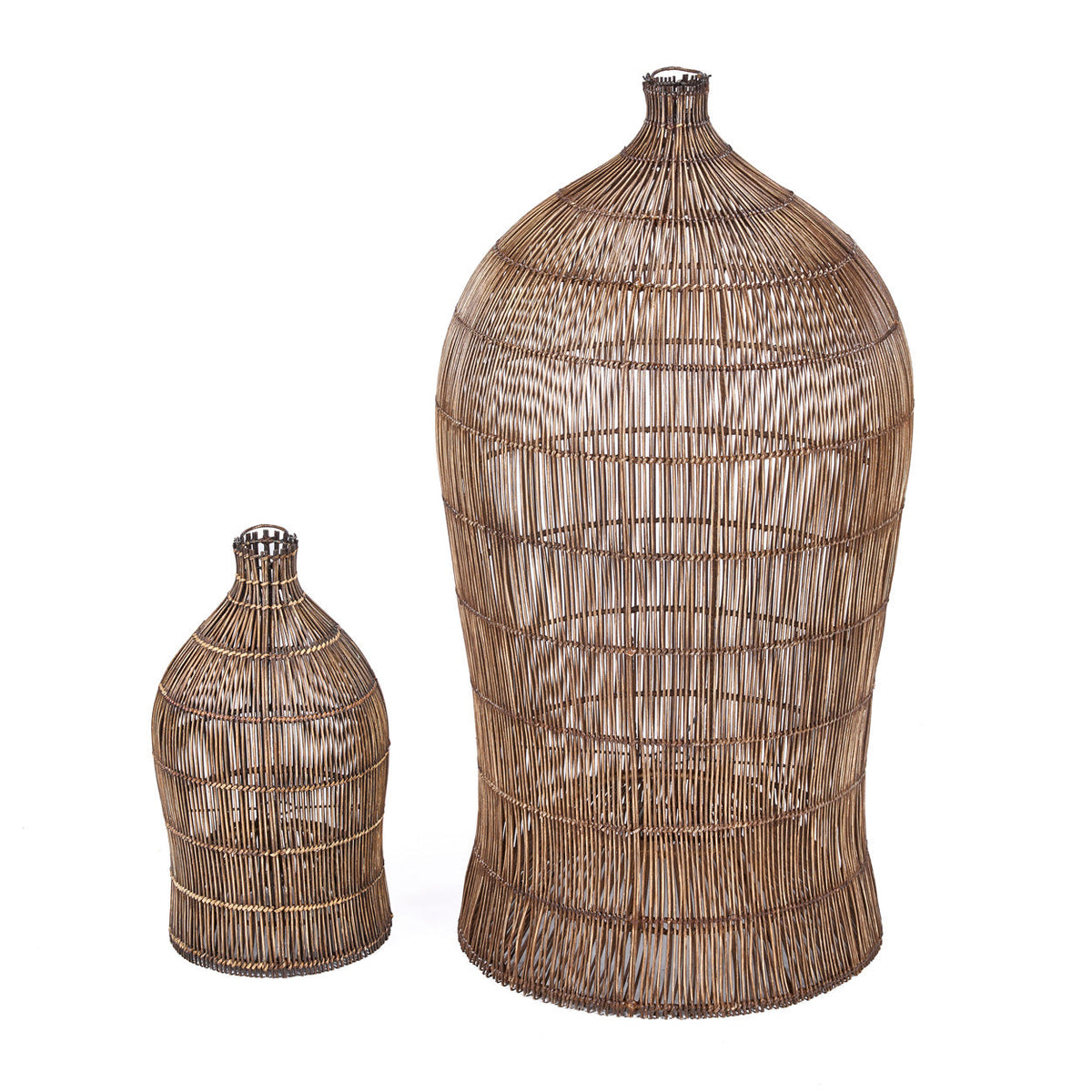 Lampa wisząca Woven Bell Ciemny Orzech S Bazar Bizar