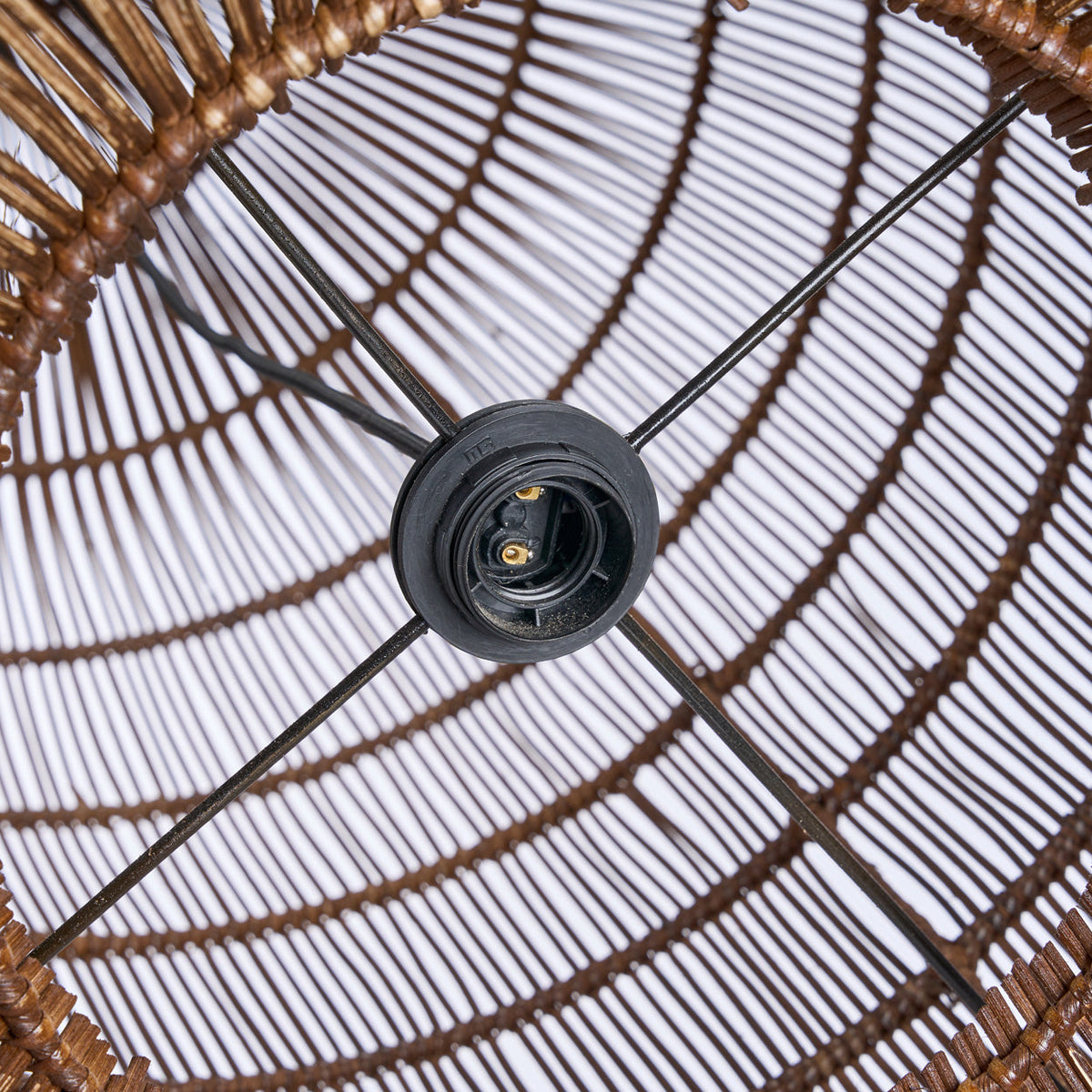 Lampa wisząca Woven Bell Ciemny Orzech XL Bazar Bizar