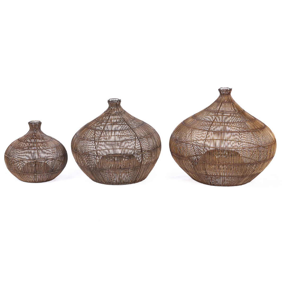 Lampa wisząca Desert Gourd Ciemny Orzech Średni Bazar Bizar
