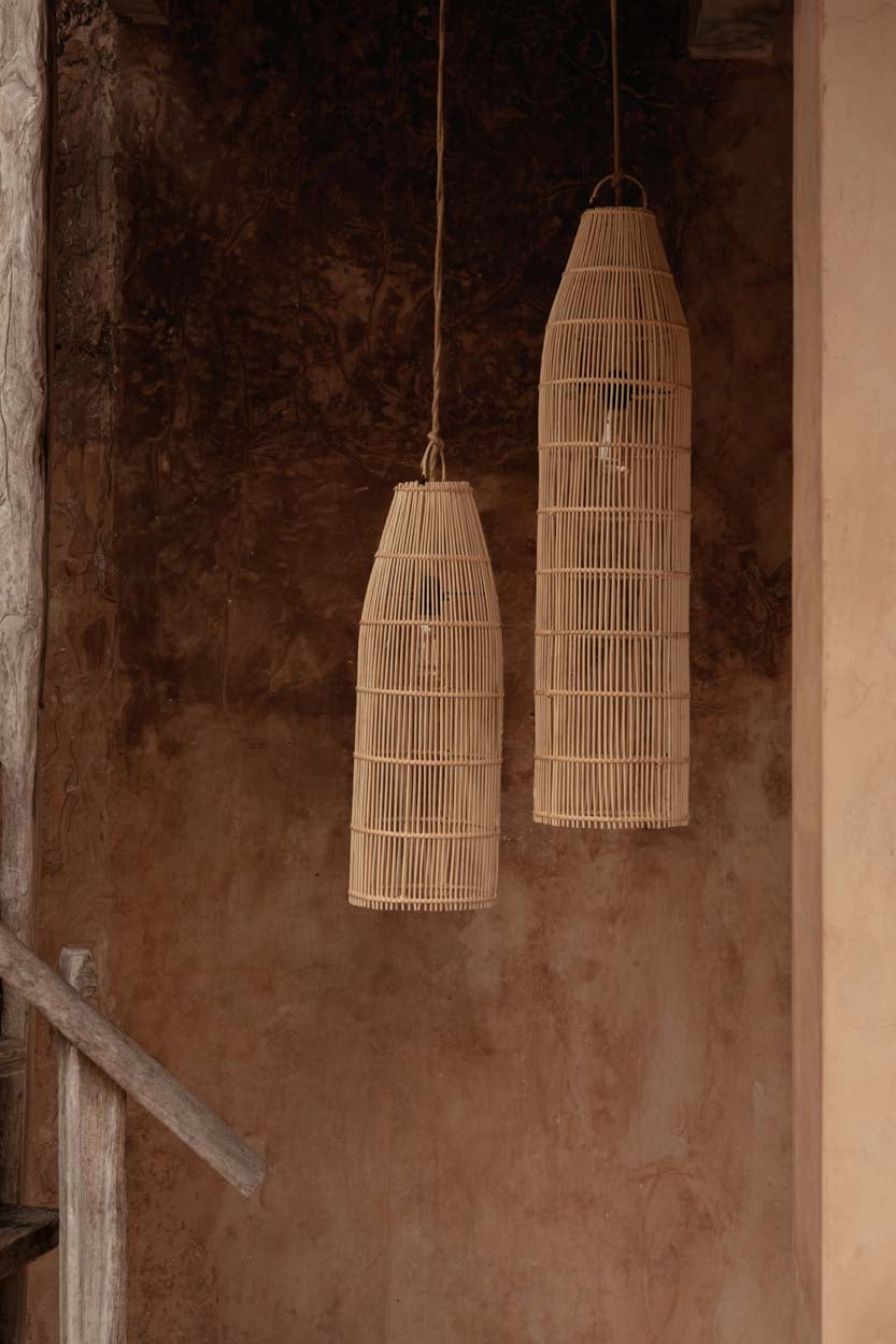 Lampa wisząca Fish Trap Naturalna Duża Bazar Bizar