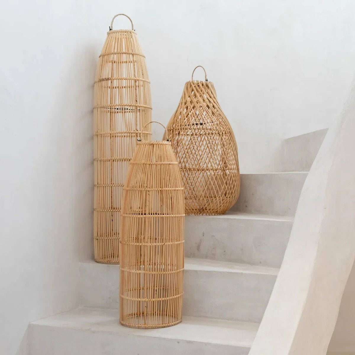 Lampa wisząca Fish Trap Naturalna Średnia Bazar Bizar