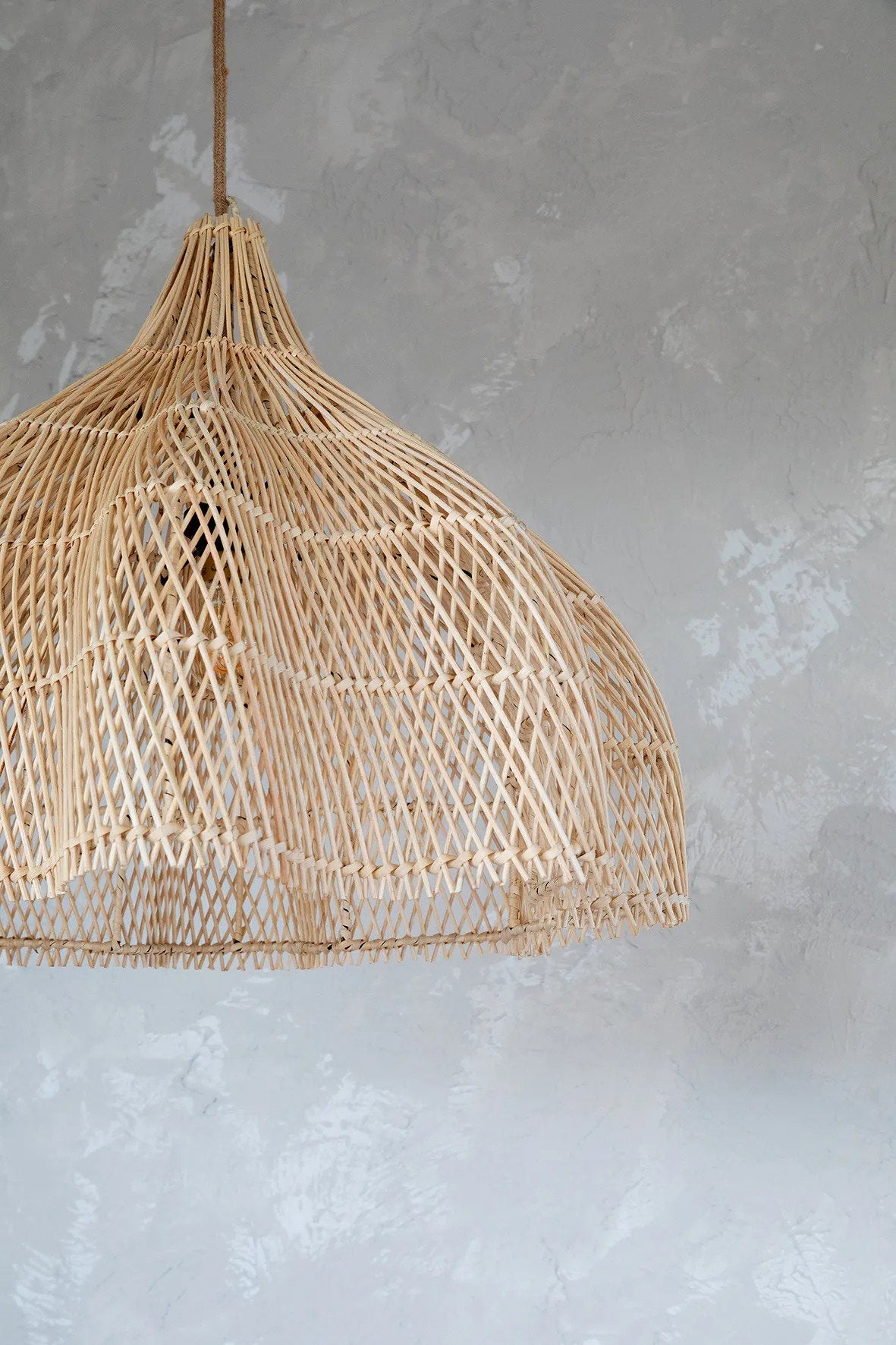 Lampa wisząca Whipped - Naturalna - M Bazar Bizar