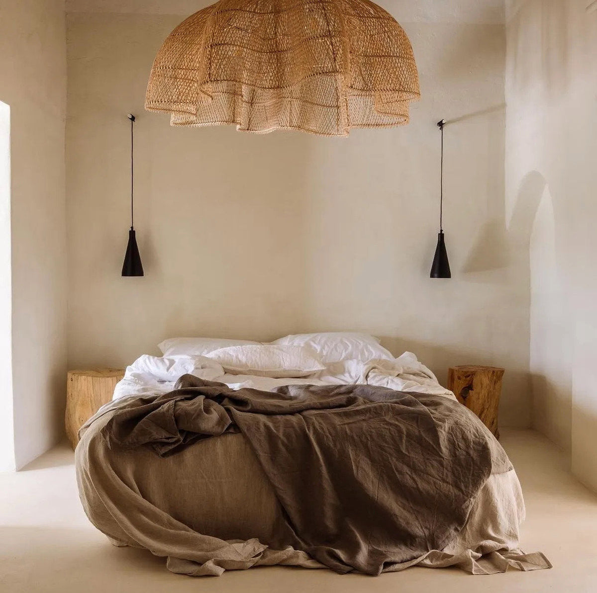 Lampa wisząca Whipped Naturalna XXL Bazar Bizar
