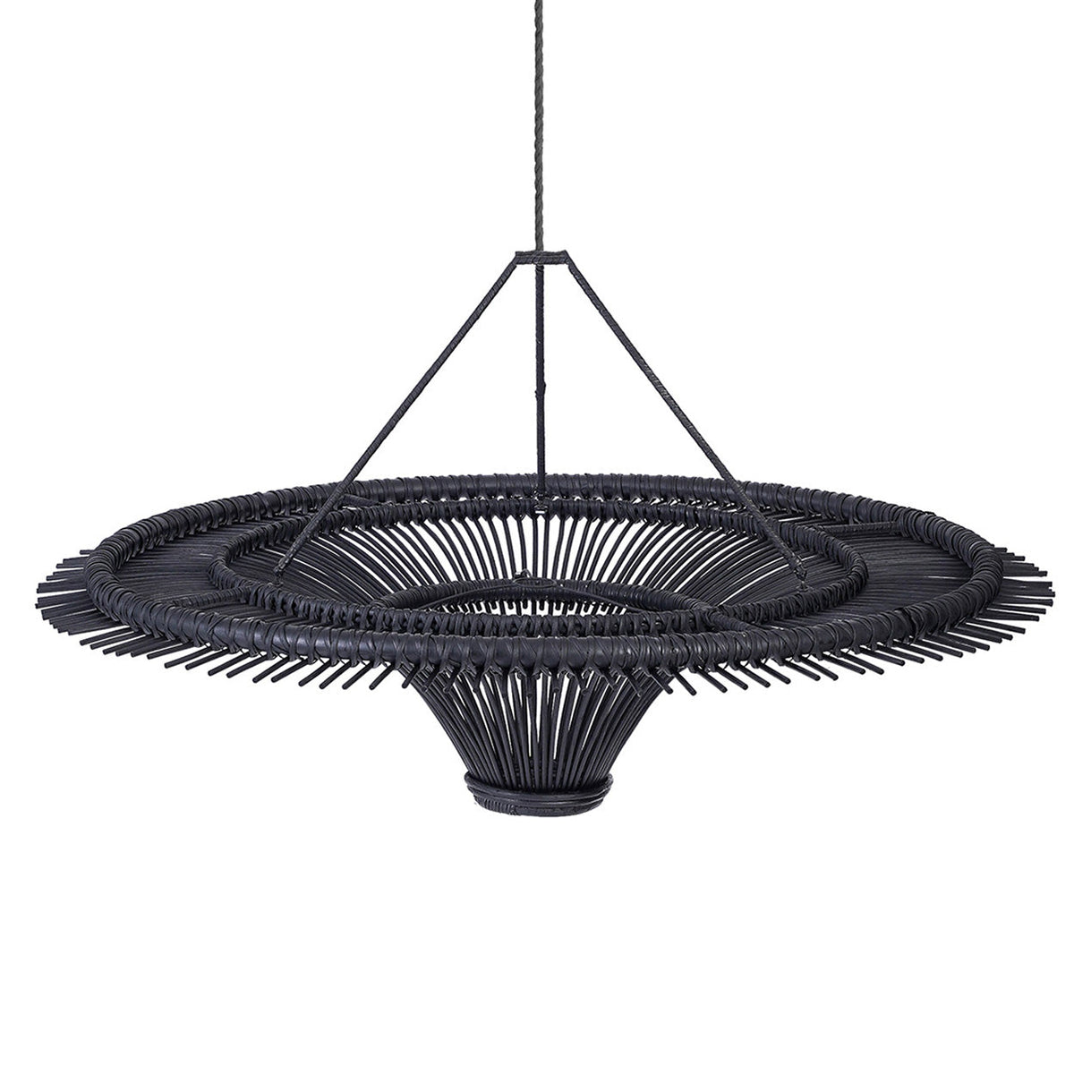 Lampa wisząca Sky Czarna XXL Bazar Bizar