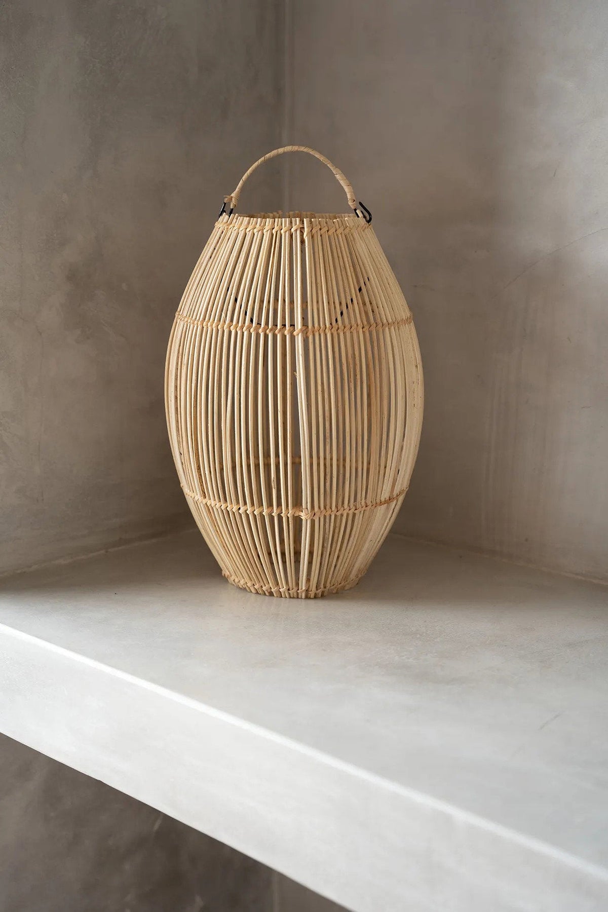 Lampa wisząca Zuri - Naturalna - Średnia Bazar Bizar