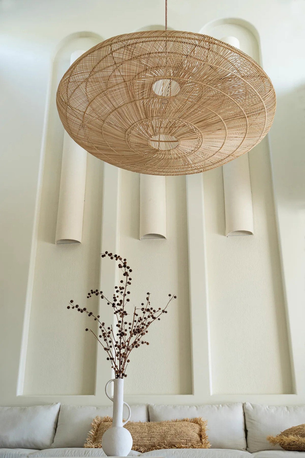 Lampa wisząca Macaron Naturalna XL Bazar Bizar