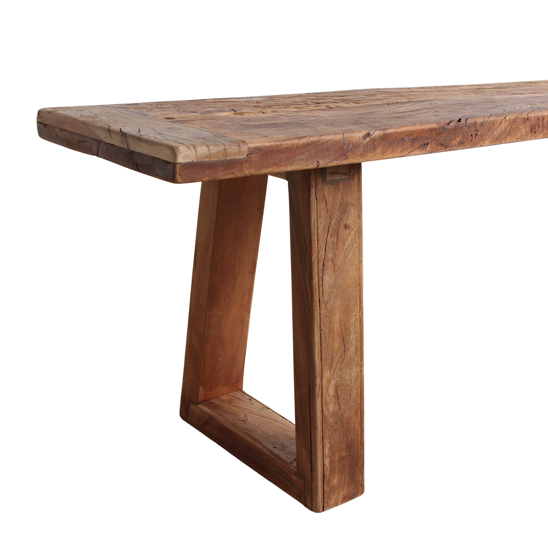 Ławka do jadalni z drewna tekowego Farmwood 200 cm Raw Materials