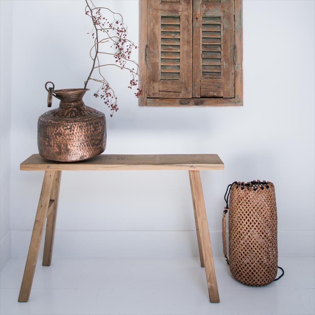 Ławka Carpenter Java 80 cm surowe materiały