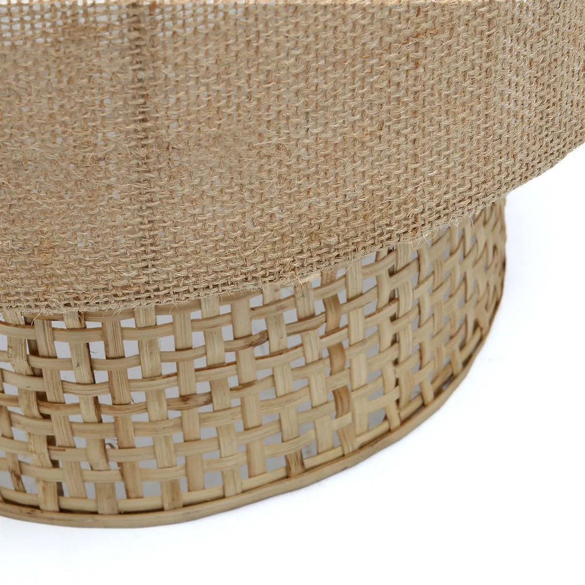 Lampa ścienna Bolly Jute Naturalna M Bazar Bizar