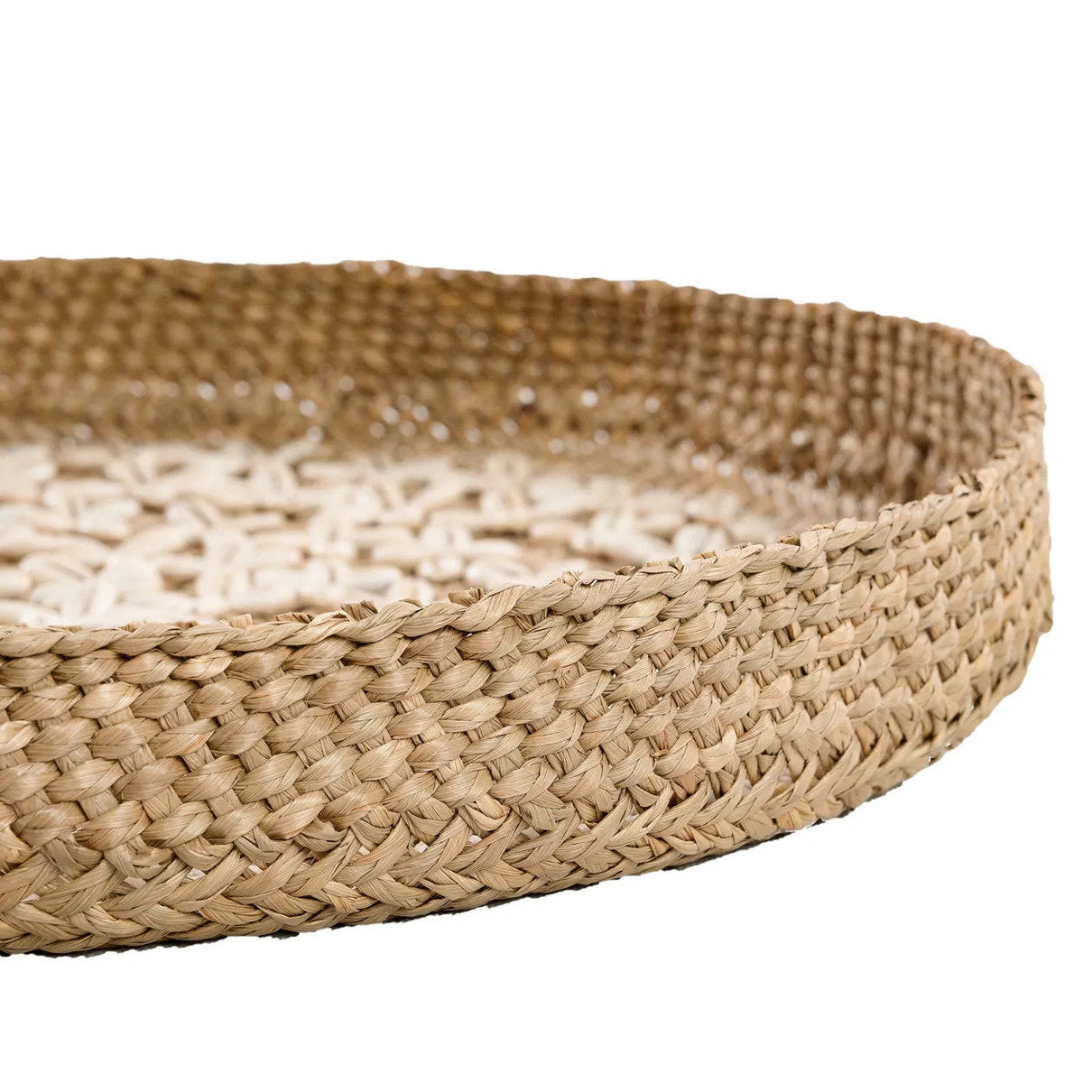 Talerz Costa Shell – biel naturalna – M