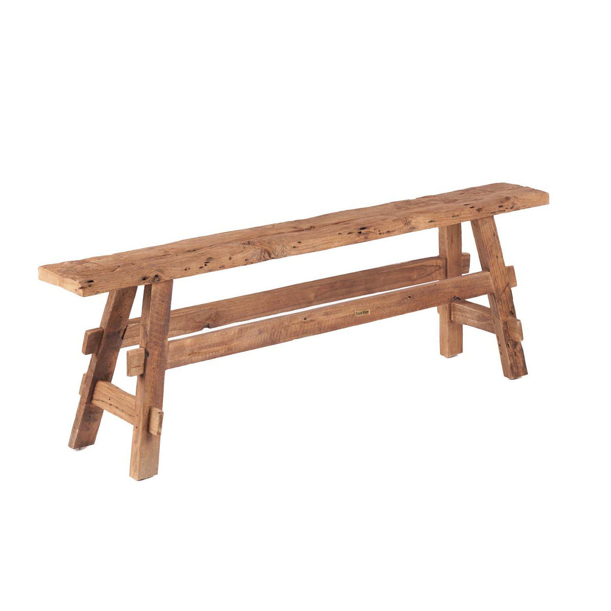 Piękna rustykalna ławka Naturel Bazar Bizar