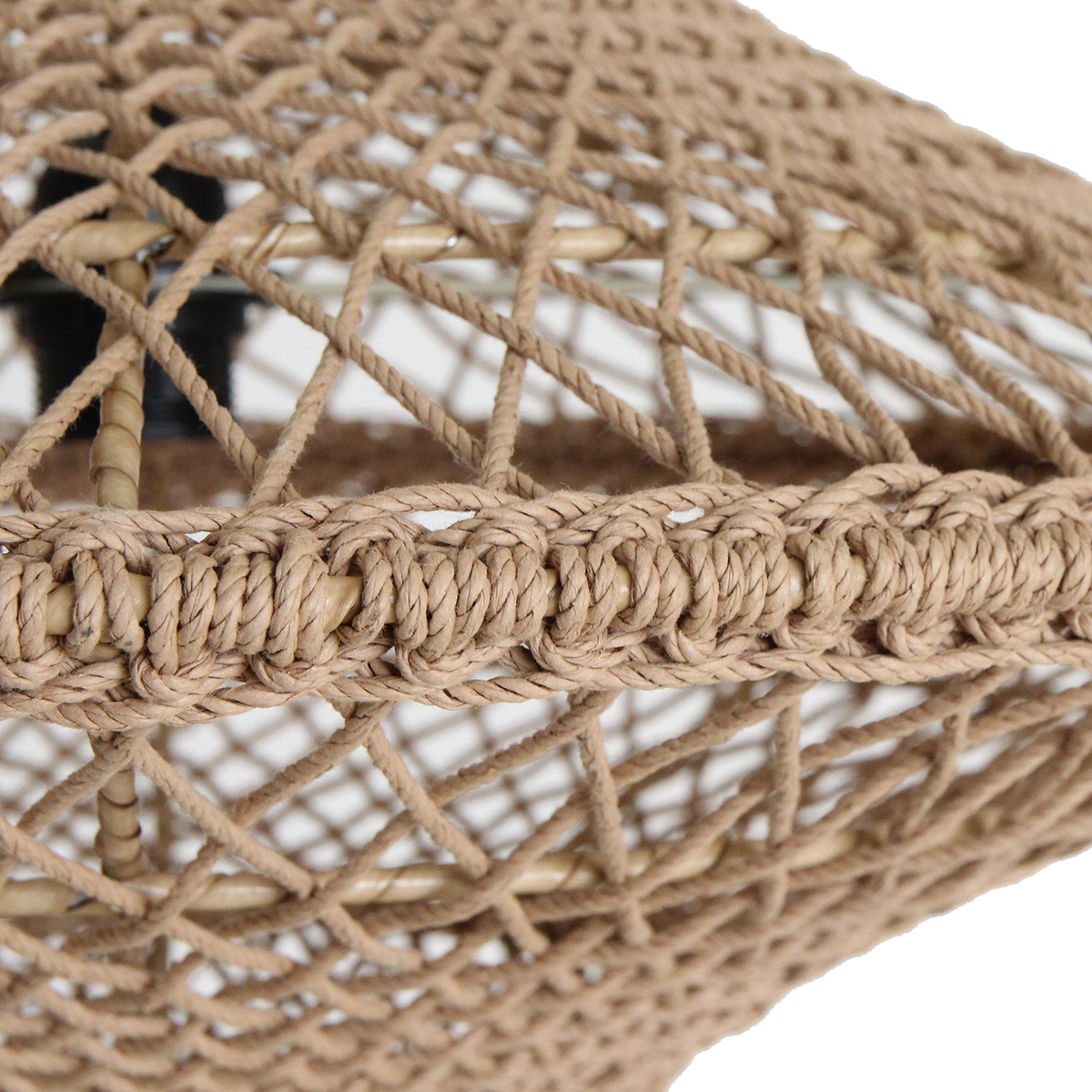 Lampa wisząca Corda Naturalna Ljaskota Średnia Ø60cm Surowce