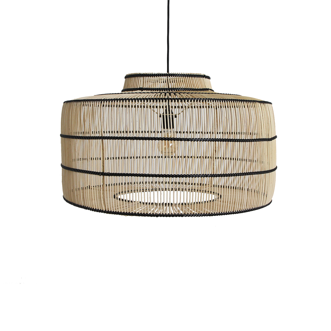 Lampa wisząca Stella z rattanu – surowce
