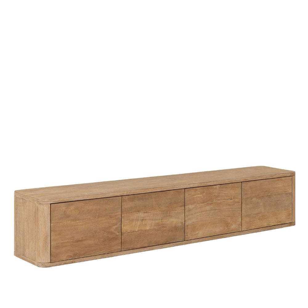 DTP Home Szafka RTV Nova Large z blatem z drewna tekkowego