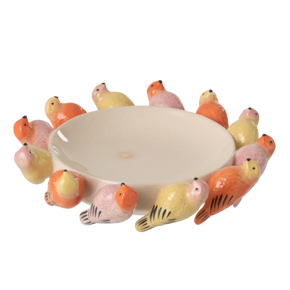 Ceramiczna misa ozdobna z ptakiem MultiJ-Line