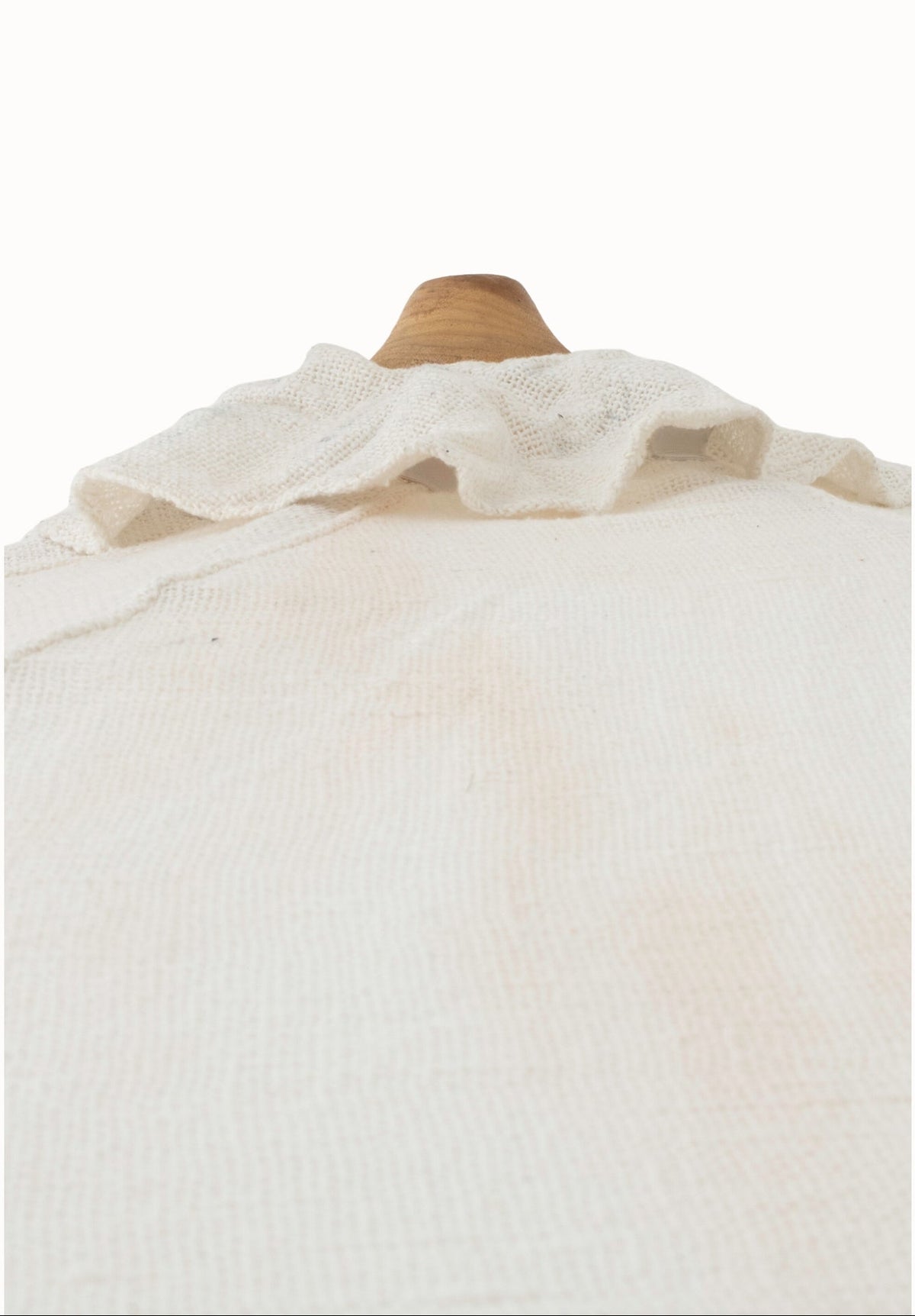 Parasol Makramowy Drewniany Ecru 200x250cm J-Line