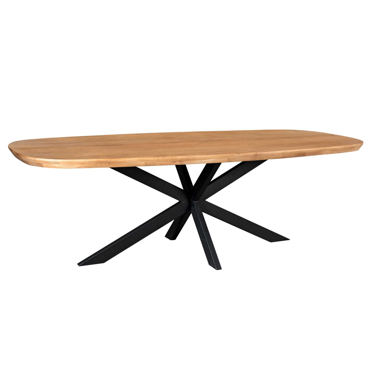 Stół do jadalni Madison, naturalne drewno mango, duński design, owalny, 280 cm, Starfurn