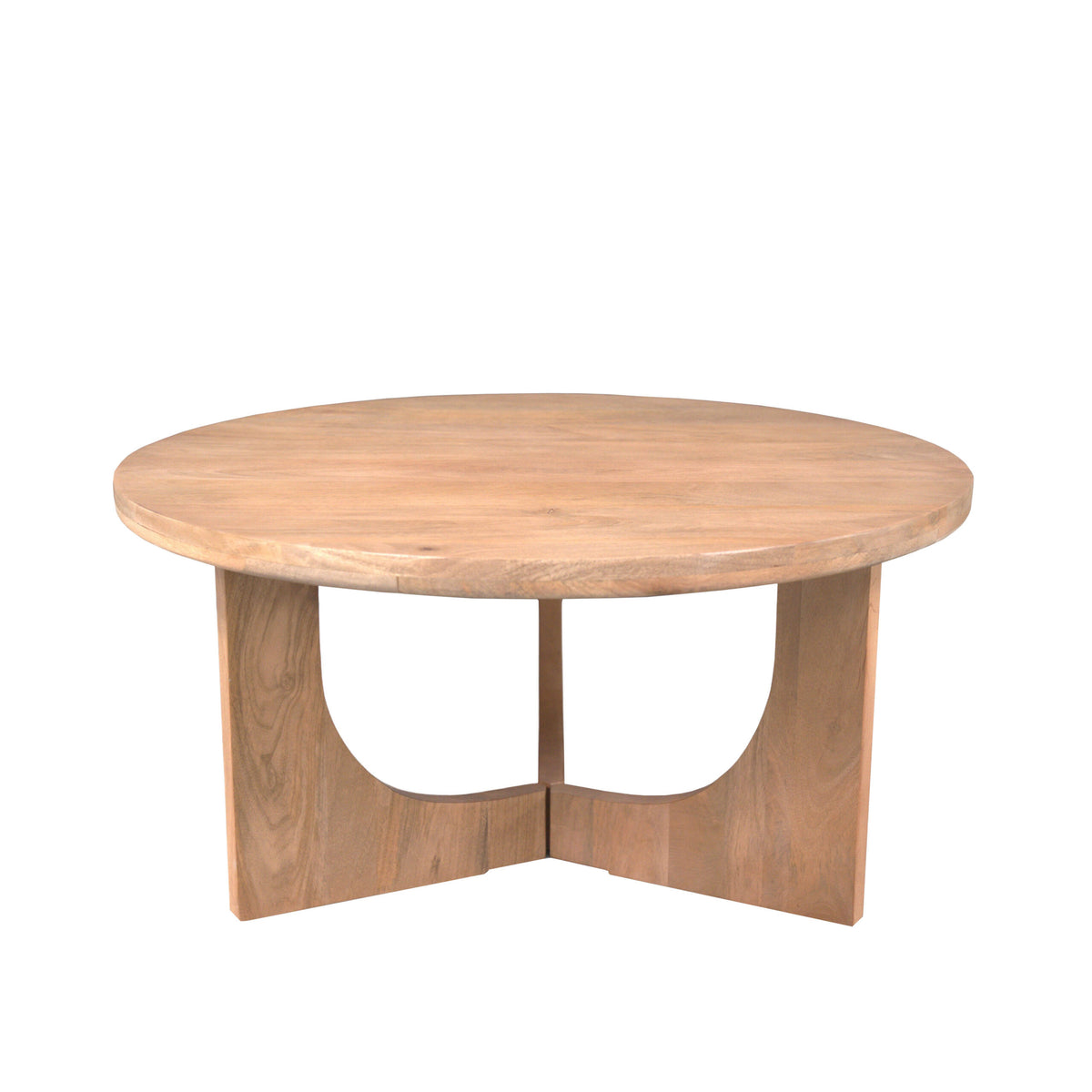 Stolik kawowy Guus Drewno mahoniowe Naturalny 80cm Starfurn