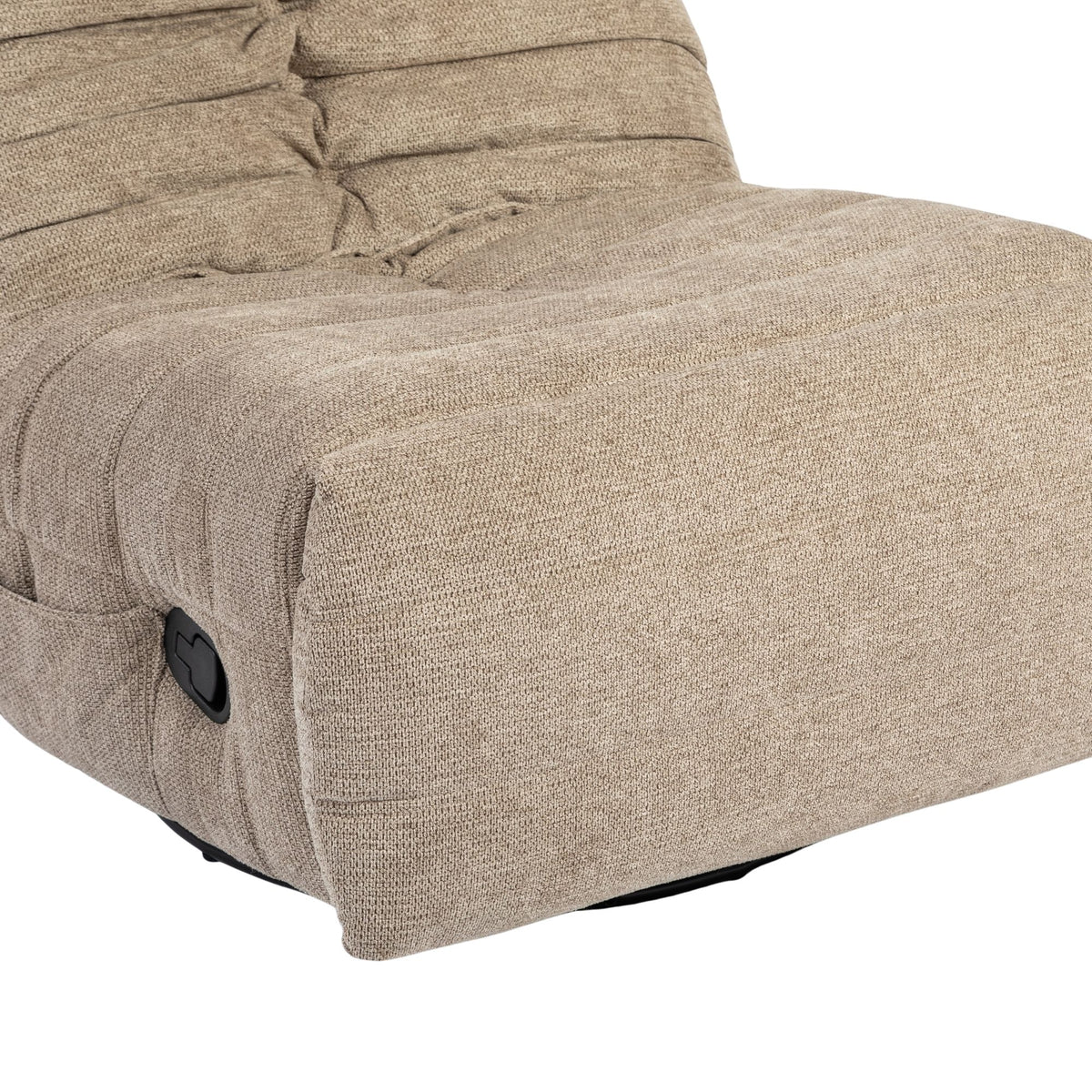 Fotel rozkładany Zen Tkanina Taupe Starfurn