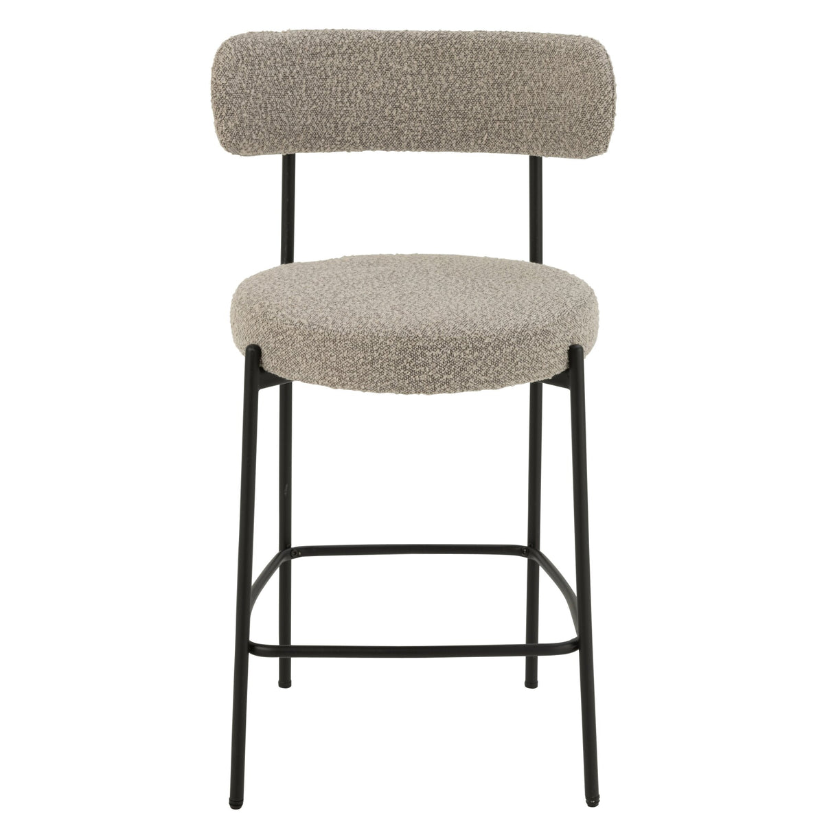 Hokera Boucle Sklejka/Poliester Szary/Czarny J-Line