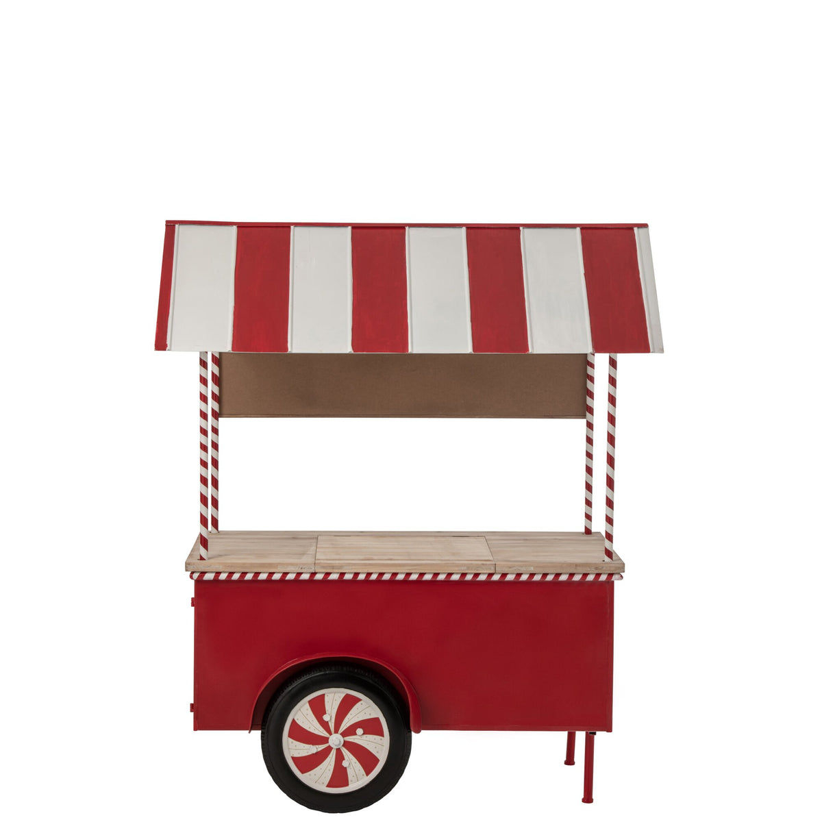 Bufet Kiosk Metal Czerwony/Biały J-Line
