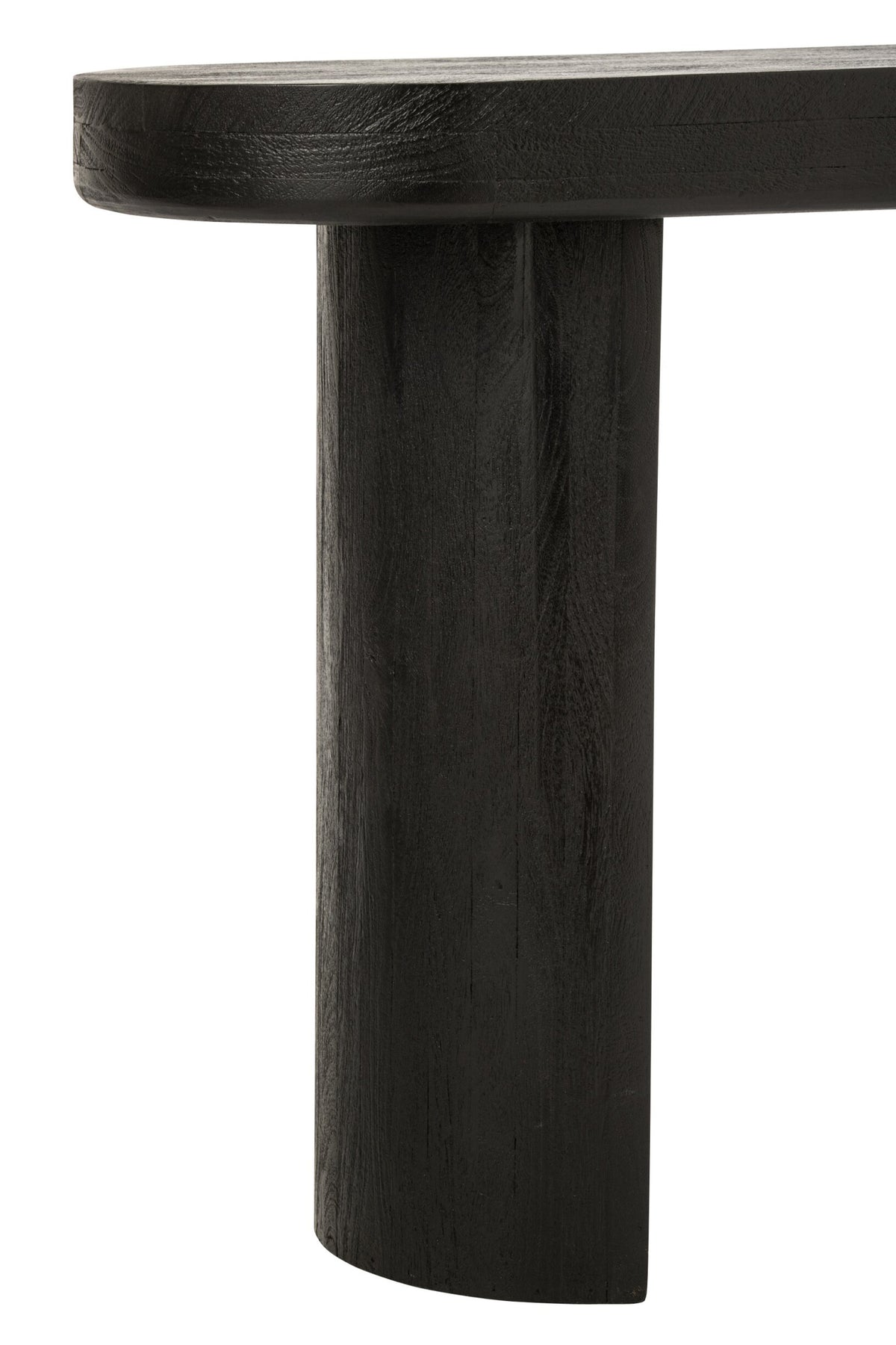 Konsola z drewna mango czarna/naturalna J-Line