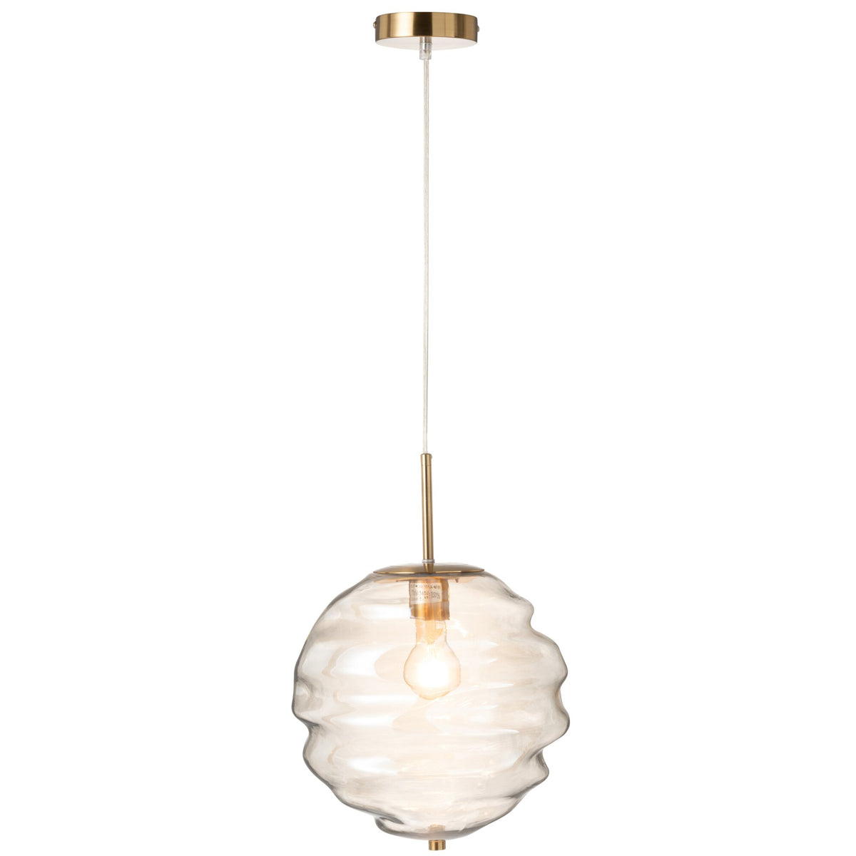 Lampa wisząca Glass Light Cognac J-Line